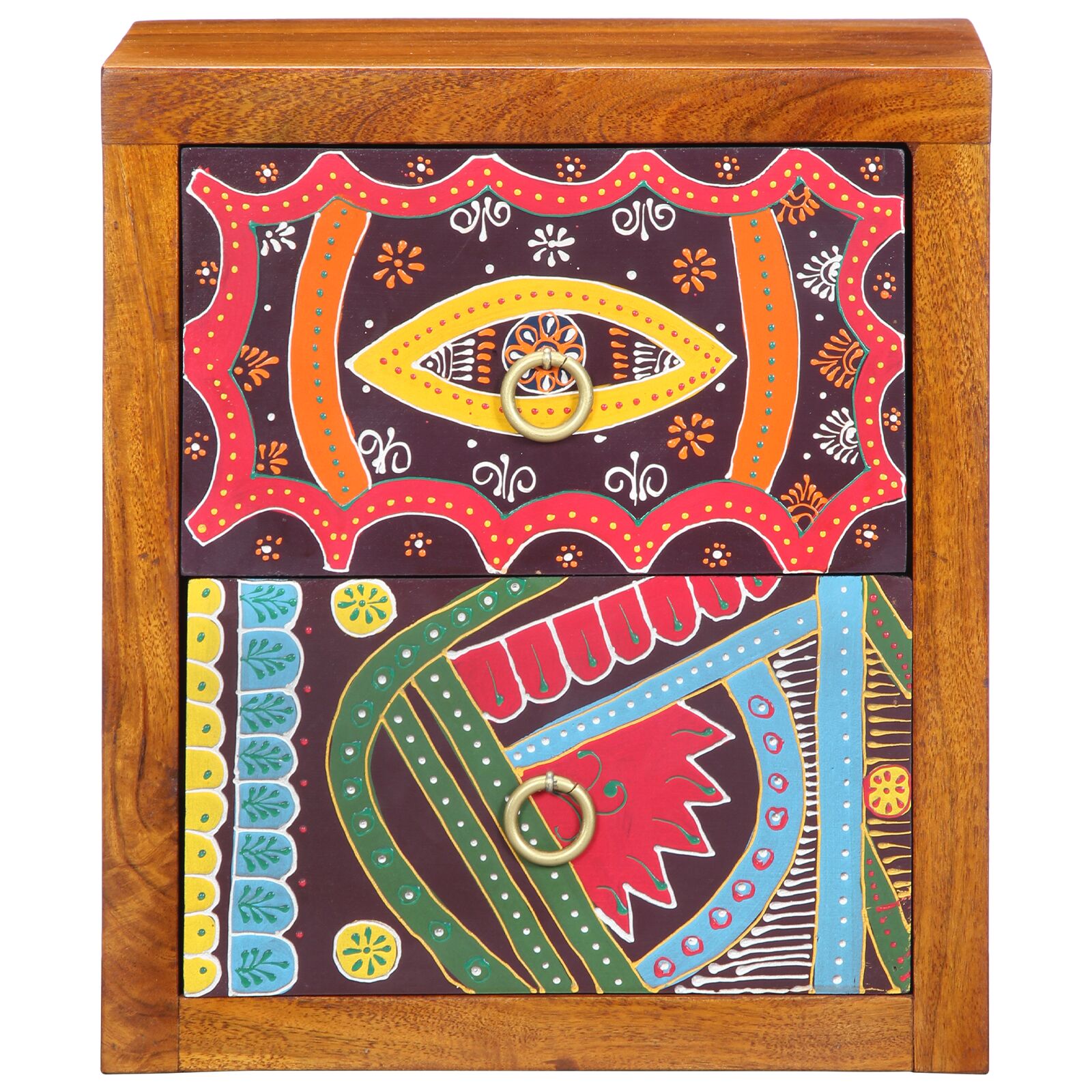 Armadio Da Notte Con Cassetto Marrone 35 X 30 X 40 cm - Image 6
