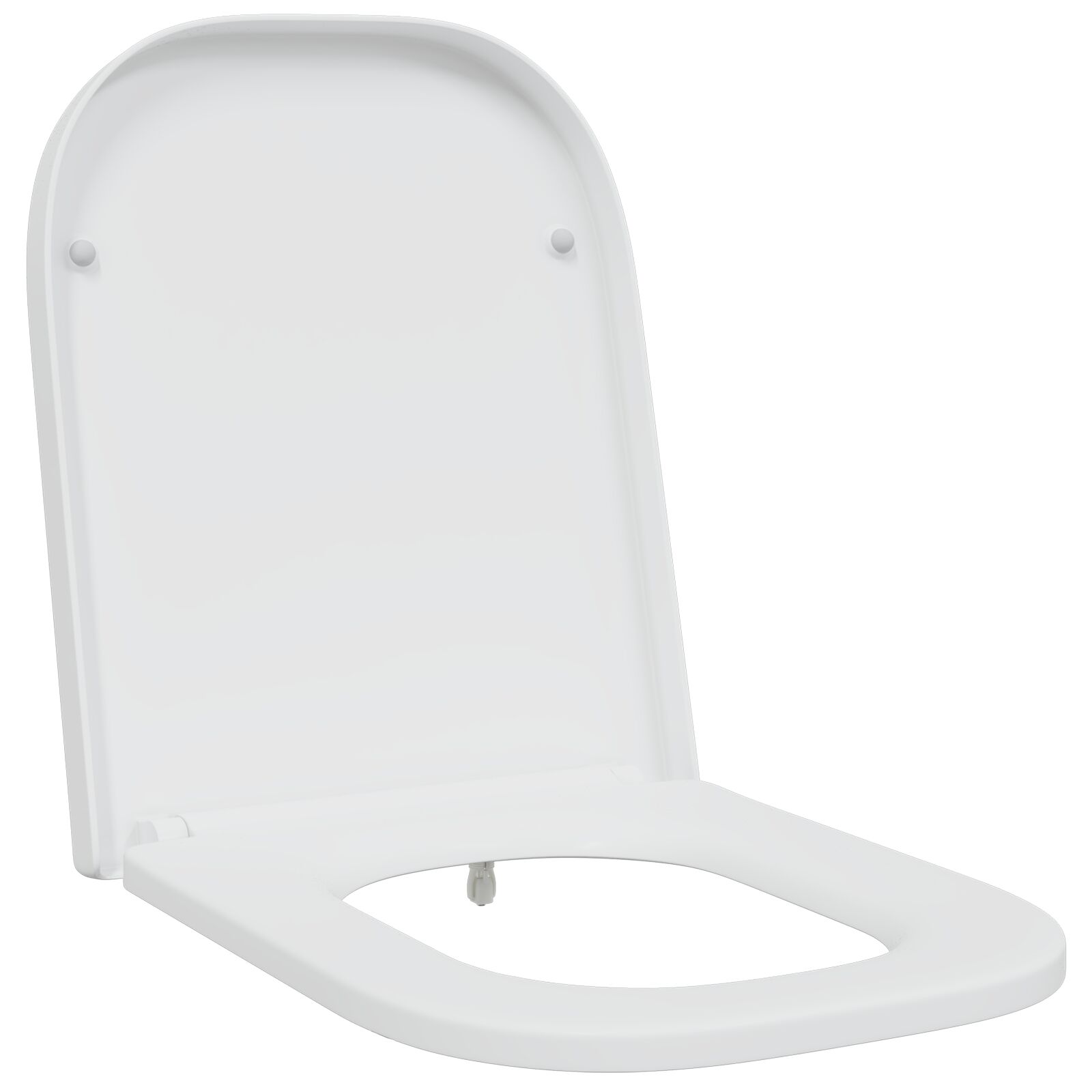 Sedile Del Wc Con Rilascio Rapido Bianco 44.5 X 35 X 3.6 cm - Image 2