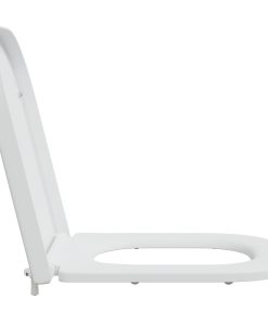 Sedile Del Wc Con Rilascio Rapido Bianco 44.5 X 35 X 3.6 cm
