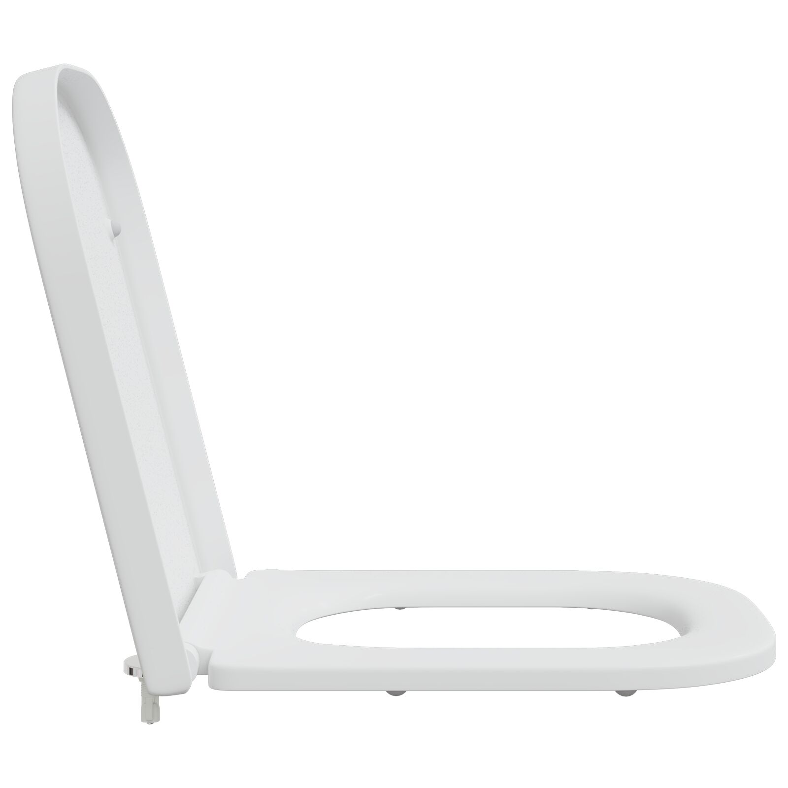 Sedile Del Wc Con Rilascio Rapido Bianco 44.5 X 35 X 3.6 cm