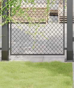 Basi Per Pali Quadrati 12 Pz 81x81mm Acciaio Verniciato Polvere