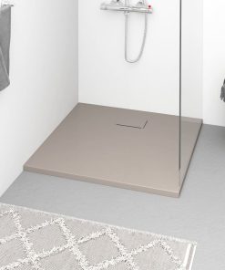 Piatto Doccia In Smc Marrone 90x80 cm