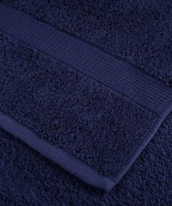 Asciugamani Ospiti Solund 2 Pz Blu Navy 30x50 Cm 600gsm