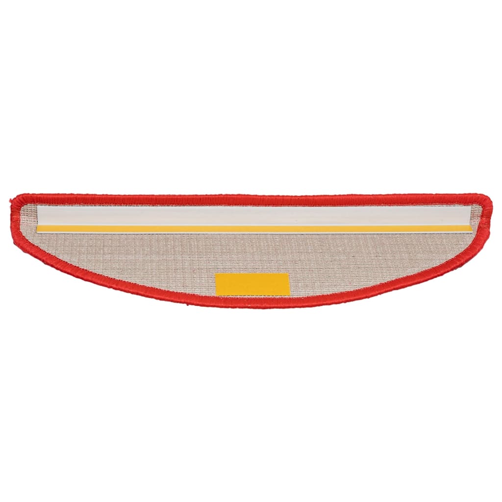 Tappetini Per Scale 15 Pz 56x17x3 Cm Rossi Semicircolari - Image 6