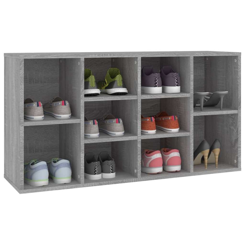 Scarpiera Grigio Sonoma 103x30x55 Cm In Legno Multistrato - Image 5