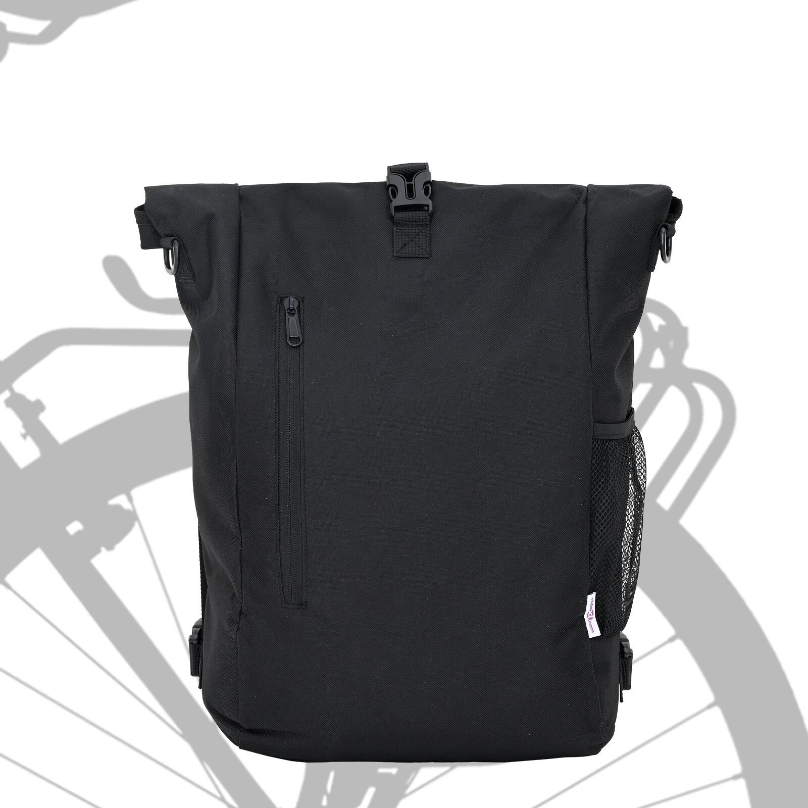 Borsa Per Bici Portapacchi 20l Nera 31x13x58 cm