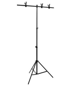 Supporto Per Sfondo A T Nero 91x60x(70-200) cm