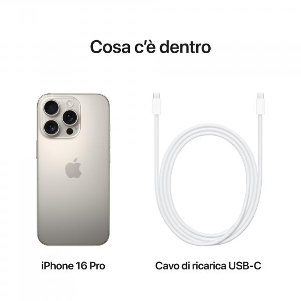 Apple Iphone 16 Pro 128gb 6.3" Natural Titanium Italia