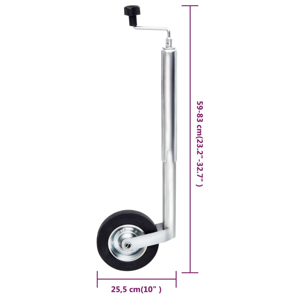 Ruotino Per Rimorchio 48 Mm Acciaio Zincato