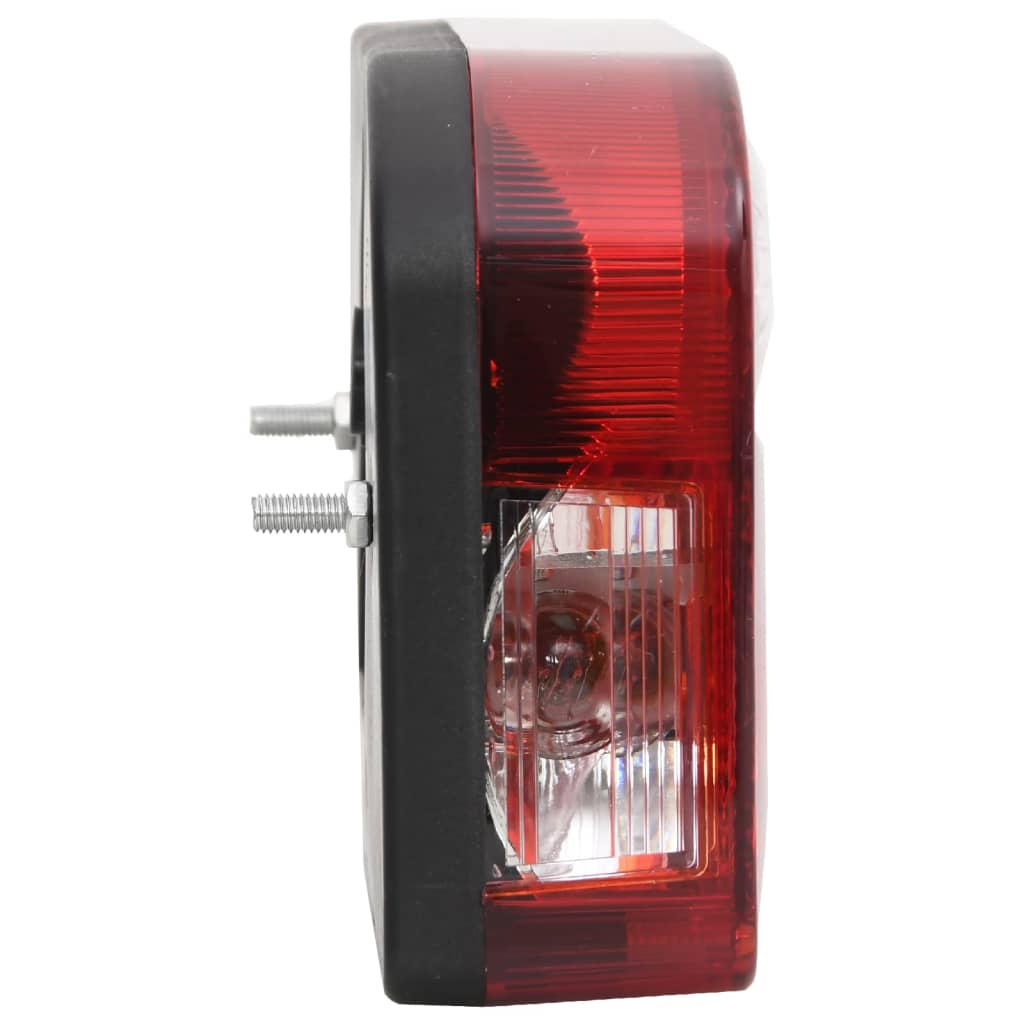 Luci Per Rimorchio 2 Pz Rosso 23x6x13 Cm 12v Lampadina Classica