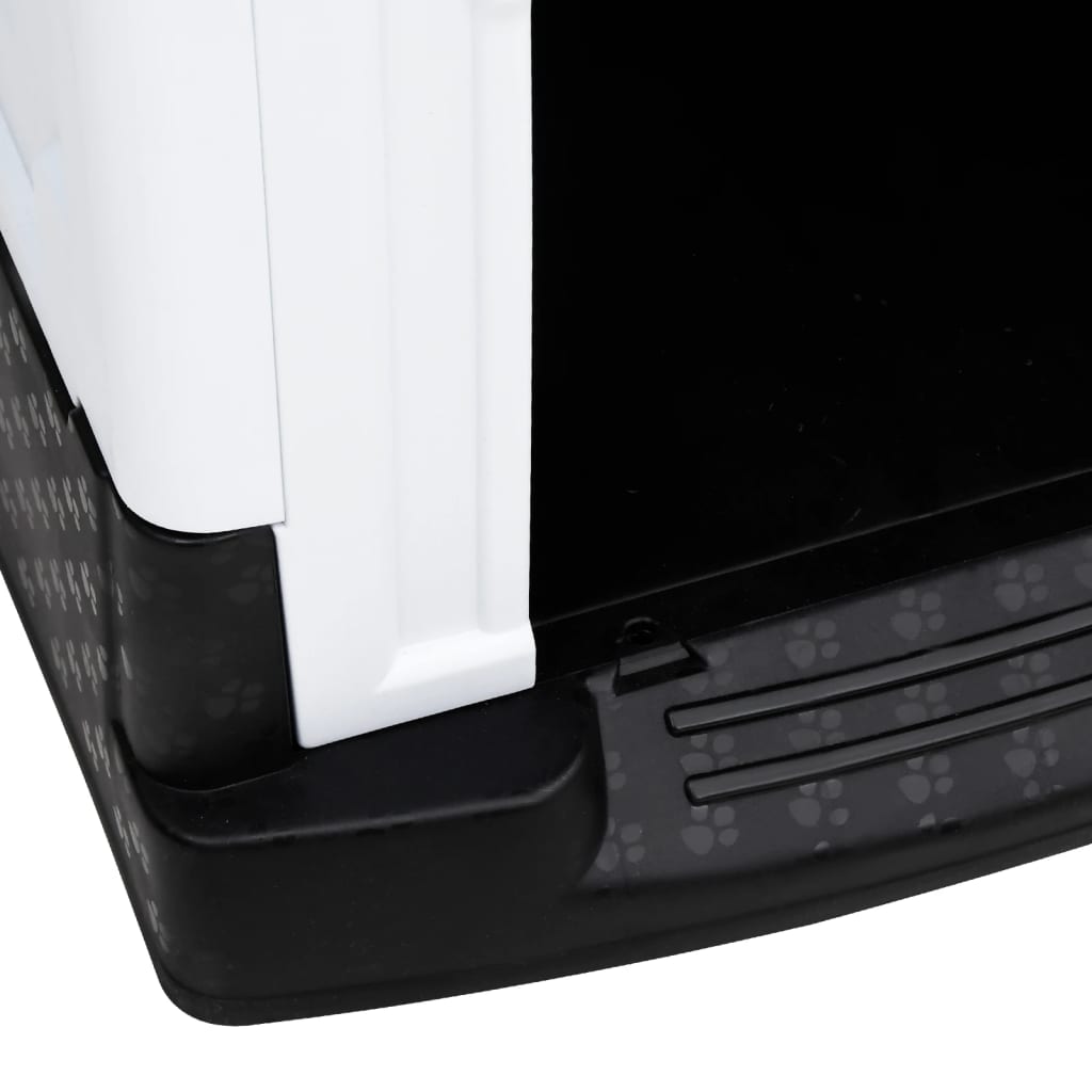 Casetta Per Cani Blu 57x68x66 Cm In Polipropilene