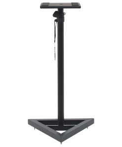 Supporti Per Casse Spia Da Studio 2 Pz Nero In Acciaio