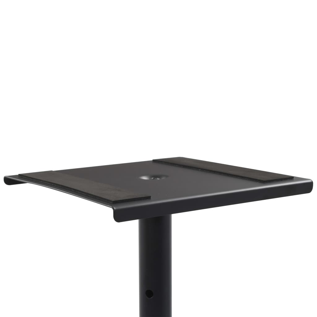 Supporti Per Casse Spia Da Studio 2 Pz Nero In Acciaio - Image 3