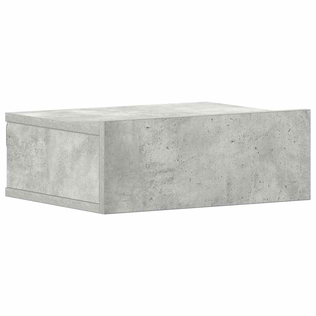 Comodini Pensili 2pz Grigio Cemento 40x30x15 Legno Multistrato - Image 3