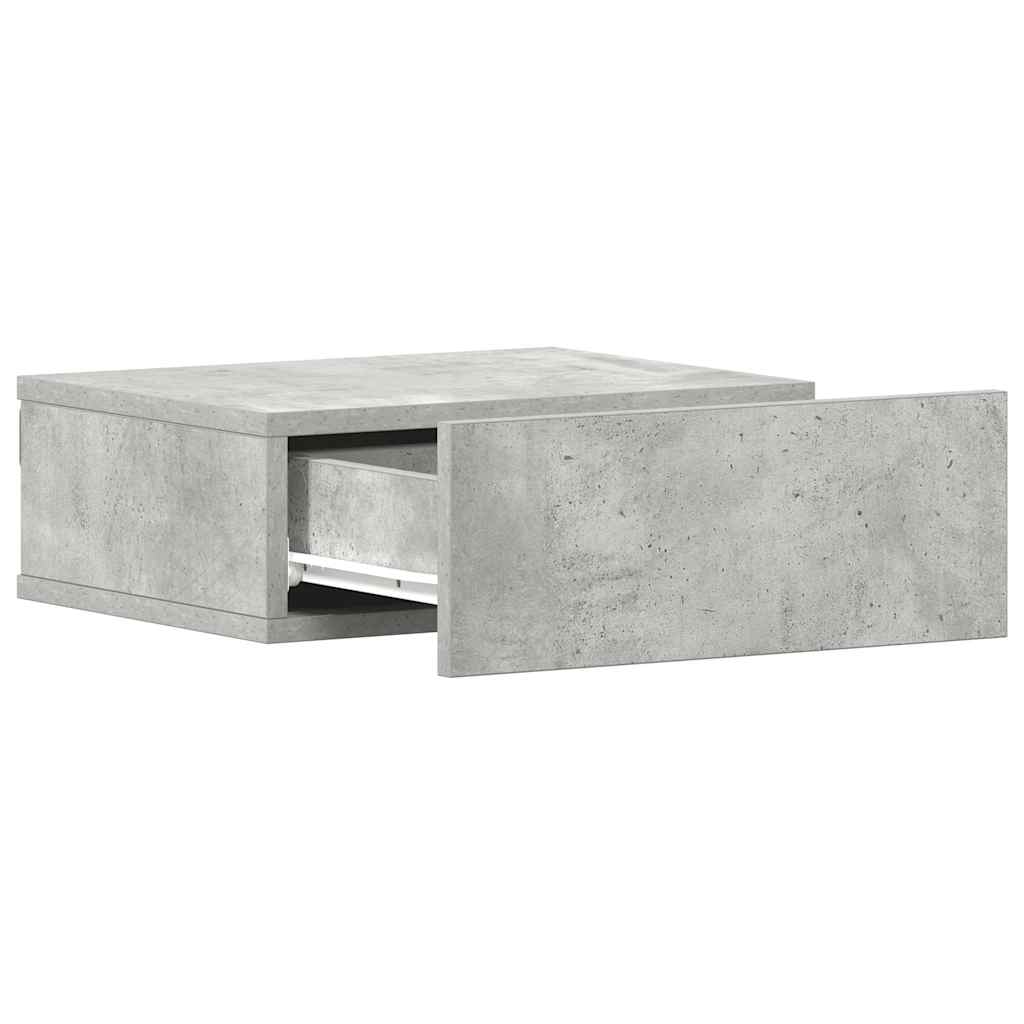 Comodini Pensili 2pz Grigio Cemento 40x30x15 Legno Multistrato - Image 6