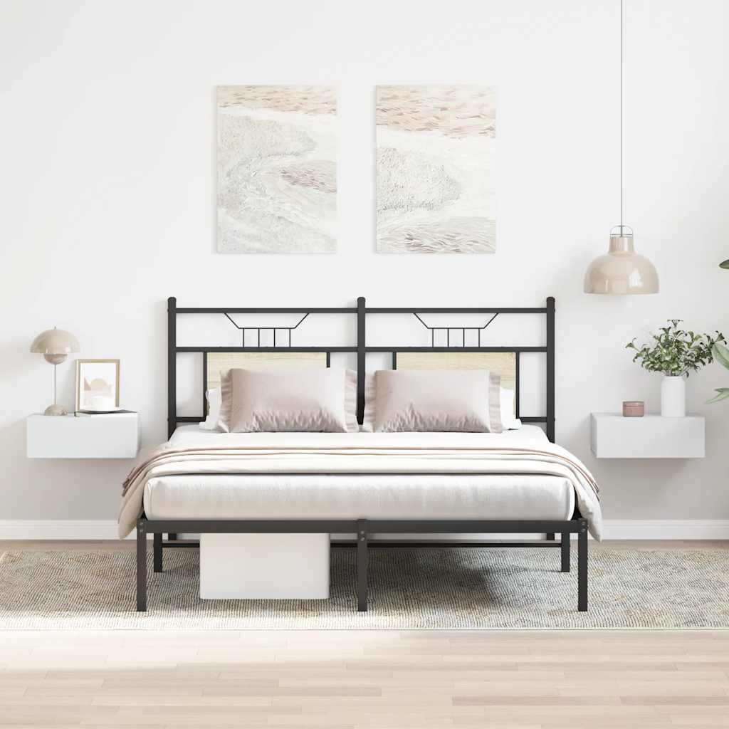Comodini Pensili 2pz Bianchi 40x30x15 Cm In Legno Multistrato - Image 3