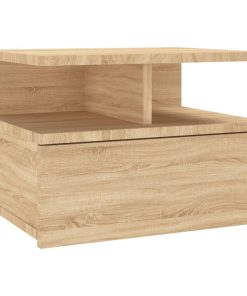 Comodini Pensili 2pz Rovere Sonoma 40x31x27cm Legno Multistrato