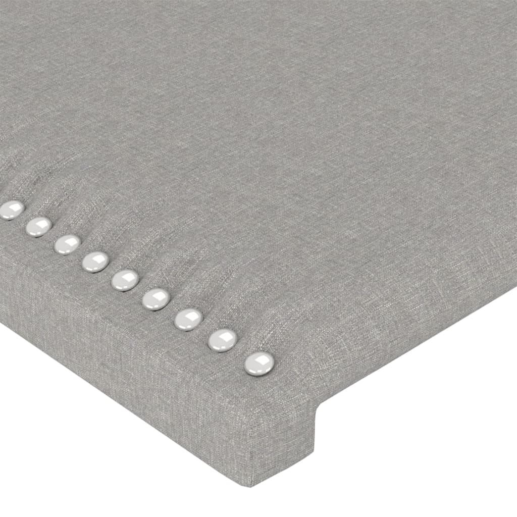 Testiera Grigio Chiaro 90x5x78/88 Cm In Tessuto - Image 6