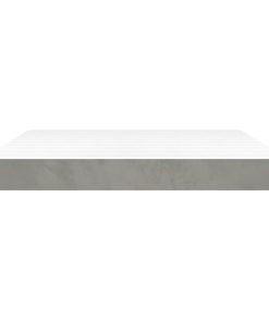 Materasso A Molle Grigio Chiaro 180x200x20 Cm In Velluto