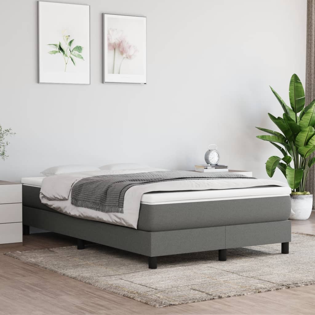 Materasso A Molle Insacchettate Grigio Scuro 120x200x20 cm