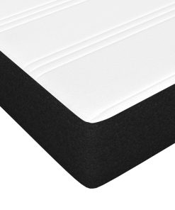 Materasso A Molle Insacchettate Nero 80x200x20 Cm In Tessuto