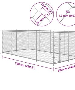 Canile Da Esterno 7,6x3,8x1,9 M