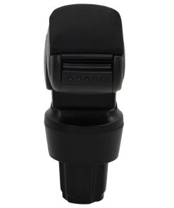 Bracciolo Per Auto Nero 13x33x(33-49) Cm In Abs