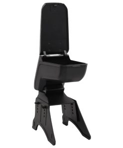 Bracciolo Per Auto Universale Nero 13x33(33-53) Cm In Abs