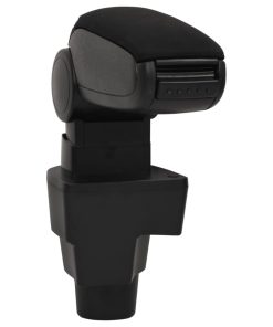 Bracciolo Per Auto Nero 15,5x32x(41-54) Cm In Abs