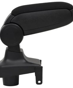 Bracciolo Per Auto Nero 15x35x(30-47) Cm In Abs