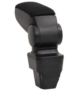 Bracciolo Per Auto Nero 13x34x(33-46) Cm In Abs