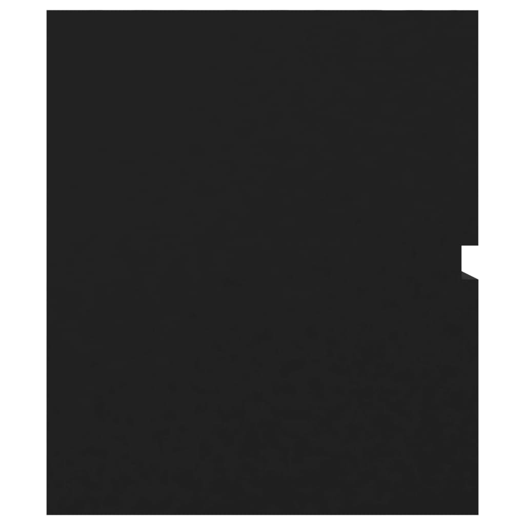 Mobile Lavabo Nero 90x38,5x45 Cm In Legno Multistrato - Image 6