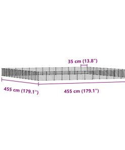 Gabbia Per Animali 52 Pannelli Con Porta Nero 35x35 Cm Acciaio