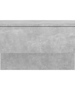 Comodino A Muro Grigio Cemento