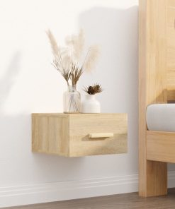 Comodino A Muro Rovere Sonoma 35x35x20 cm
