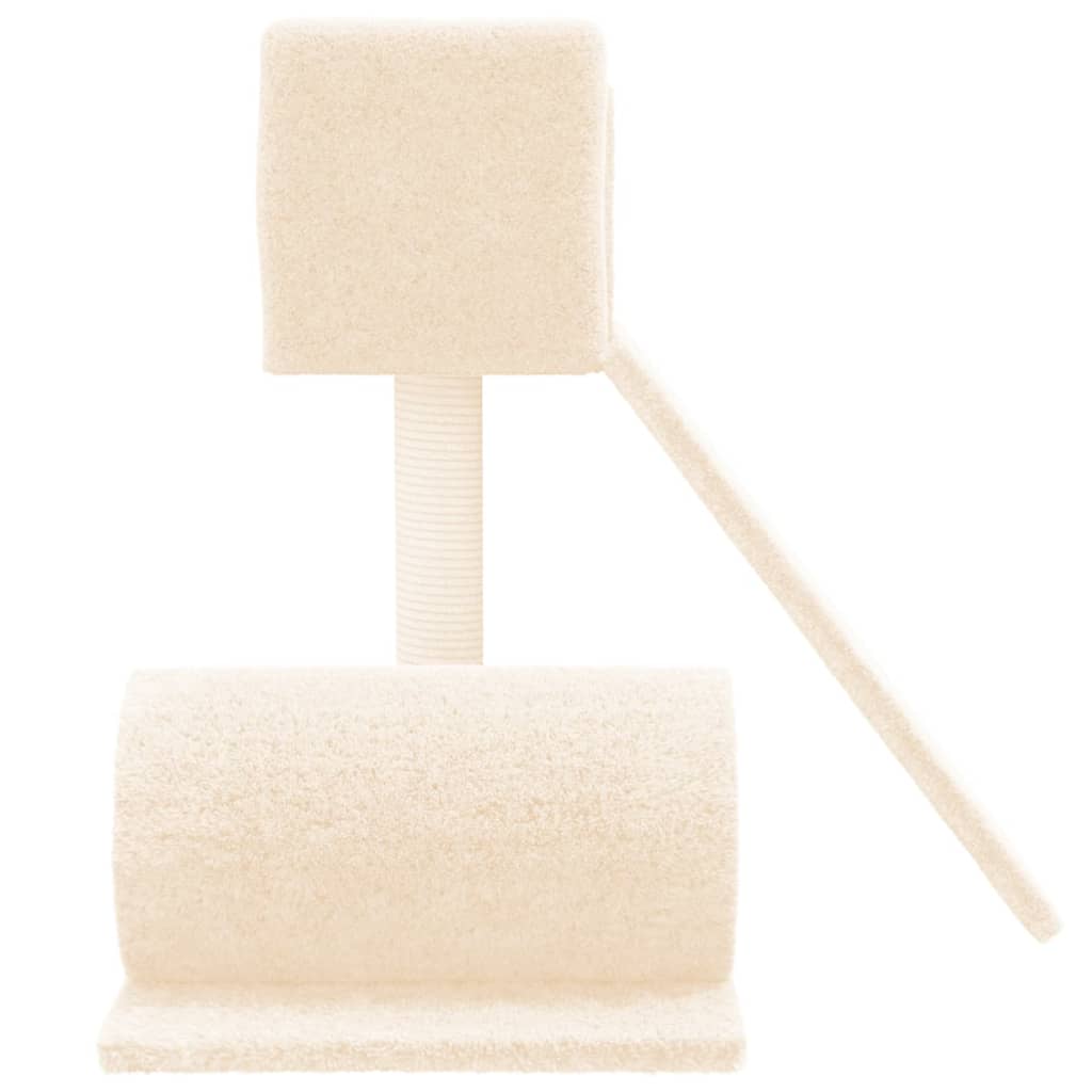Albero Per Gatti Con Tiragraffi In Sisal Crema 59 cm