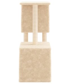 Albero Per Gatti Con Tiragraffi In Sisal Crema 86 cm
