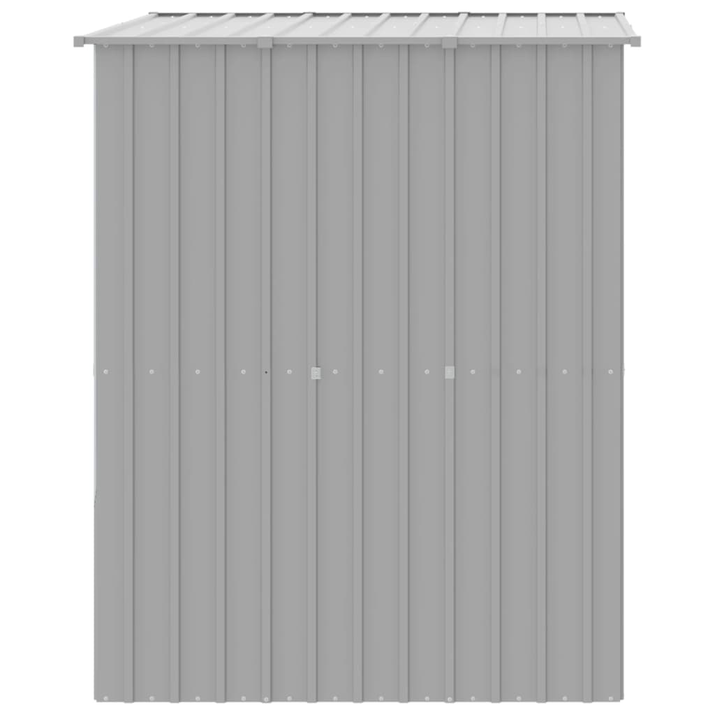 Casetta Cani Tetto Grigio Chiaro 165x153x181 Cm Acciaio Zincato - Image 4