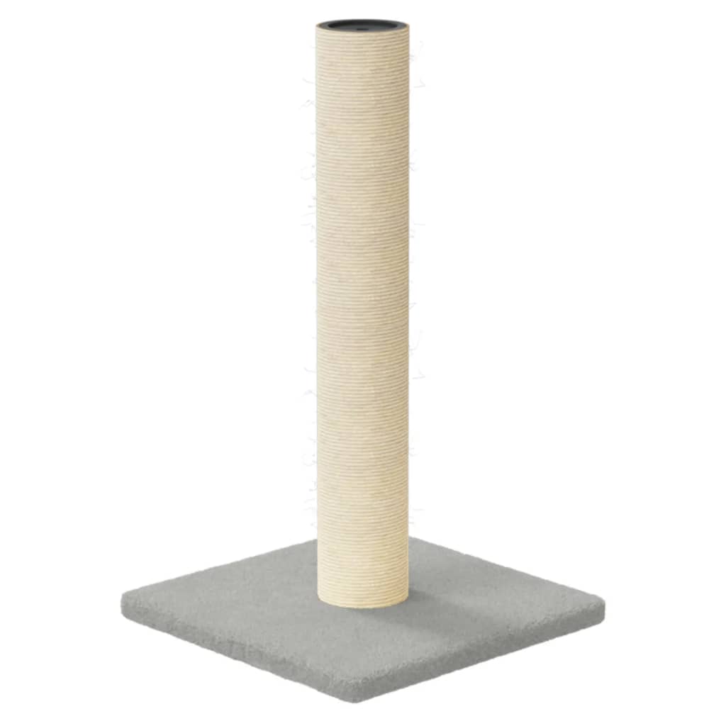 Palo Tiragraffi Per Gatti Grigio Chiaro 22x22x45 cm