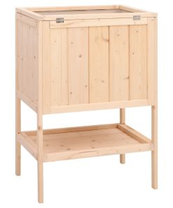 Gabbia Per Criceti 55x40x80 Cm In Legno Massello Di Abete