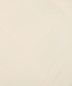 Coperta Ponderata Crema Chiaro 220x230 Cm 11 Kg Tessuto