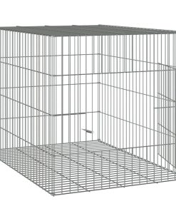 Conigliera 78x54x54 Cm Ferro Zincato