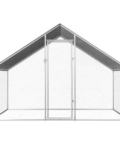 Gabbia Per Polli Da Esterno 2,75x2x1,92m In Acciaio Zincato