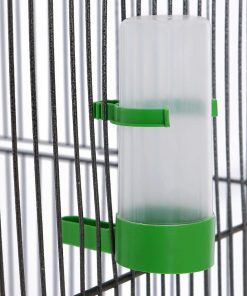 Gabbia Per Uccelli In Acciaio Con Tetto 66x66x155 cm