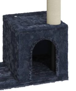 Albero Per Gatti Con Tiragraffi In Sisal Grigio Scuro 70 cm