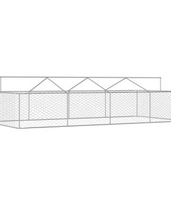 Gabbia Per Cani Da Esterno Con Tetto 600x300x150 cm