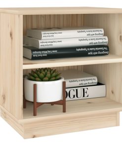 Comodini 2 Pz 40x34x40 Cm In Legno Massello Di Pino