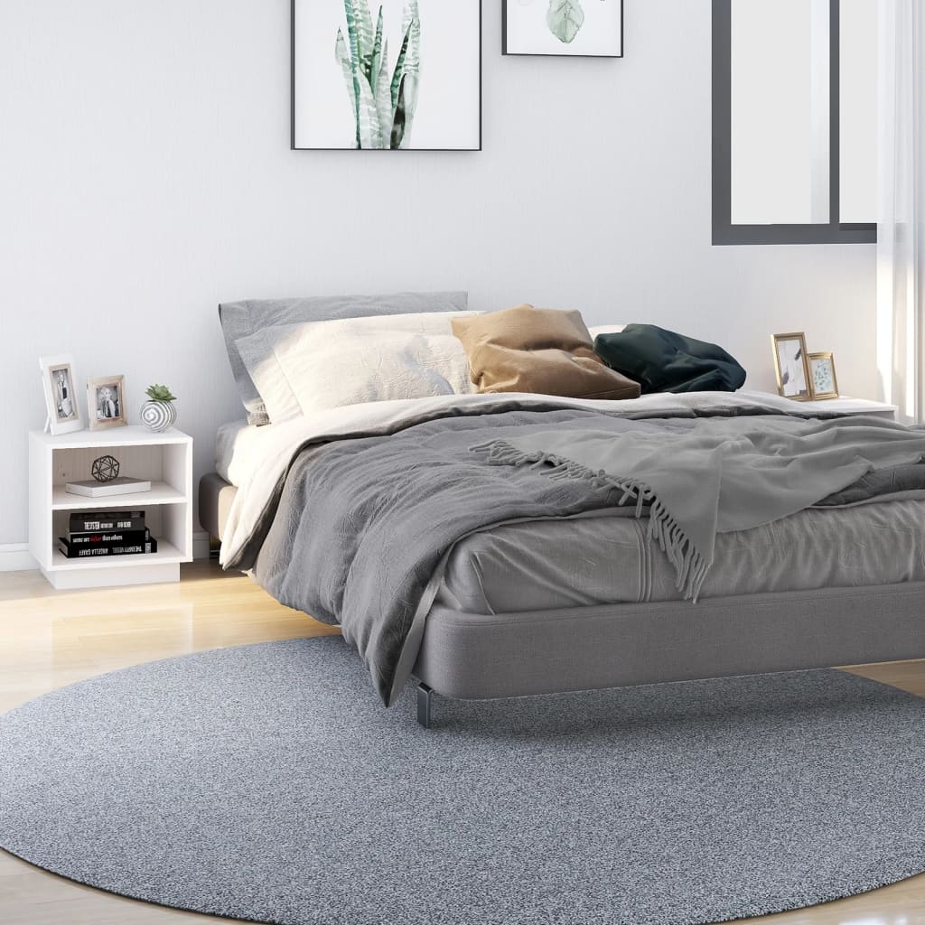 Comodini Bianchi 2 Pz 40x34x40 Cm In Legno Massello Di Pino - Image 6
