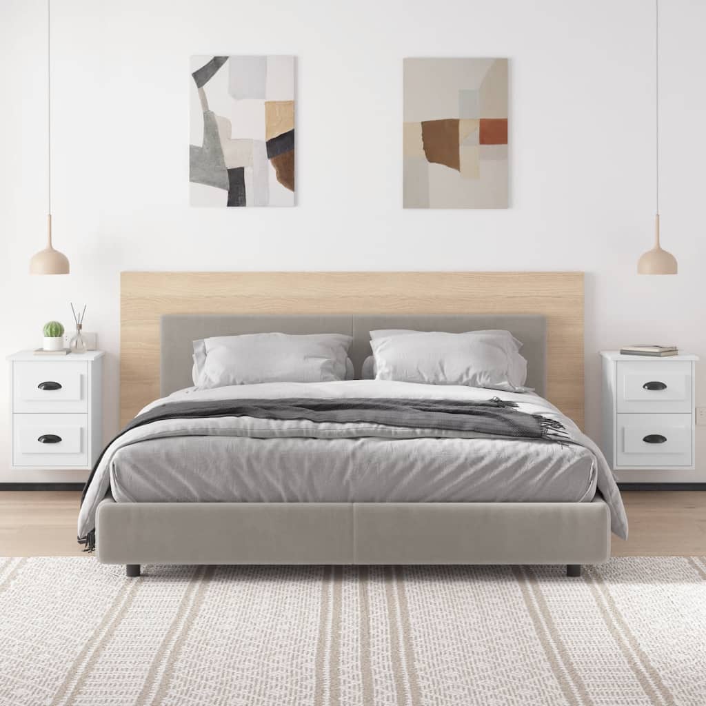 Comodini A Parete 2 Pz Bianchi 41,5x36x53 cm - Image 3