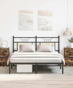 Comodini 2 Pz Rovere Fumo 38x35x56 Cm In Legno Multistrato